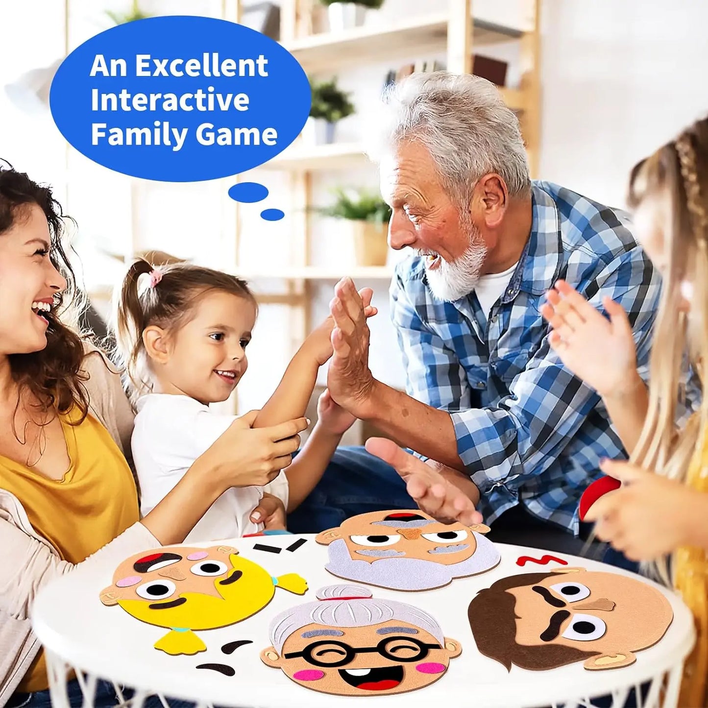Mix and Match Felt Emotions Game