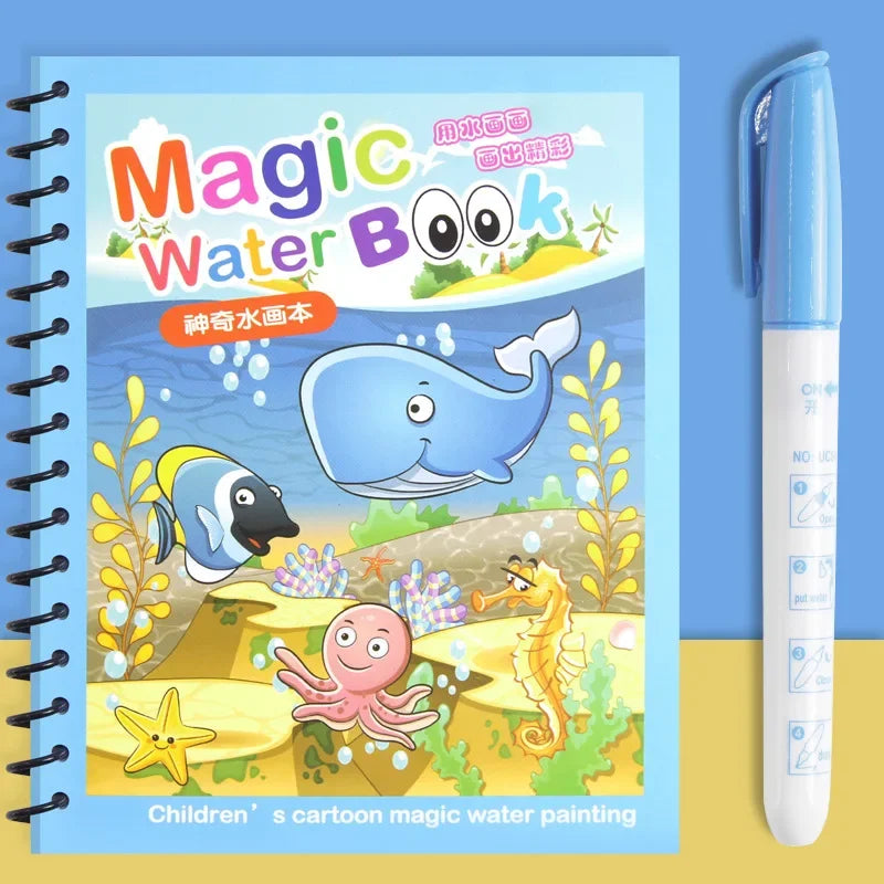Magic Water Coloring Book