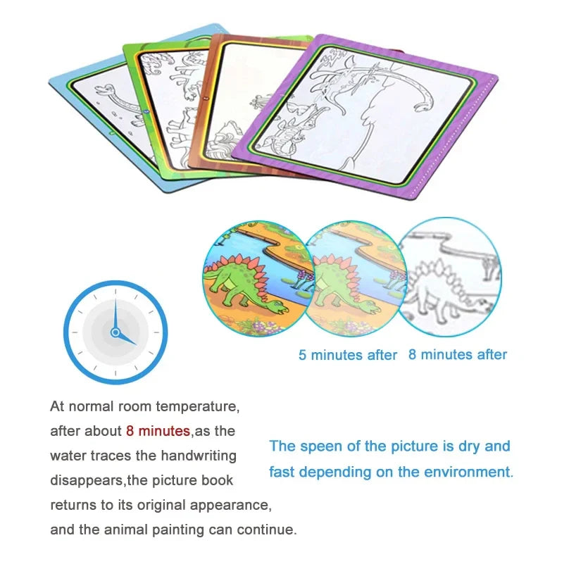 Magic Water Coloring Book