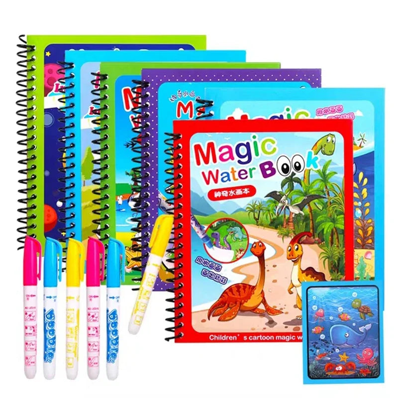 Magic Water Coloring Book