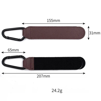Luxury Leather Stroller Hooks