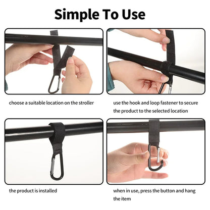 Universal Stroller Hooks