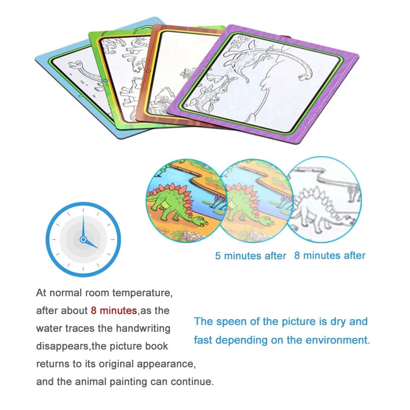 Magic Water Coloring Book